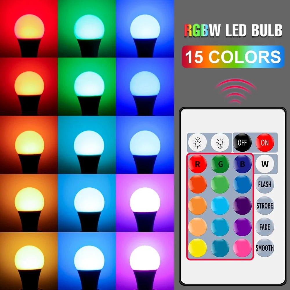 SmartGlow RGB WiFi Bulb – App Controlled